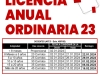 Licencia Anual Ordinaria