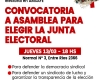 Convocatoria a Asamblea para elegir la Junta Electoral
