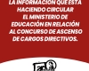 Nota para docente Concurso Ascenso Cargo Directivo