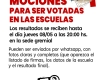 Mociones para votar en las escuelas